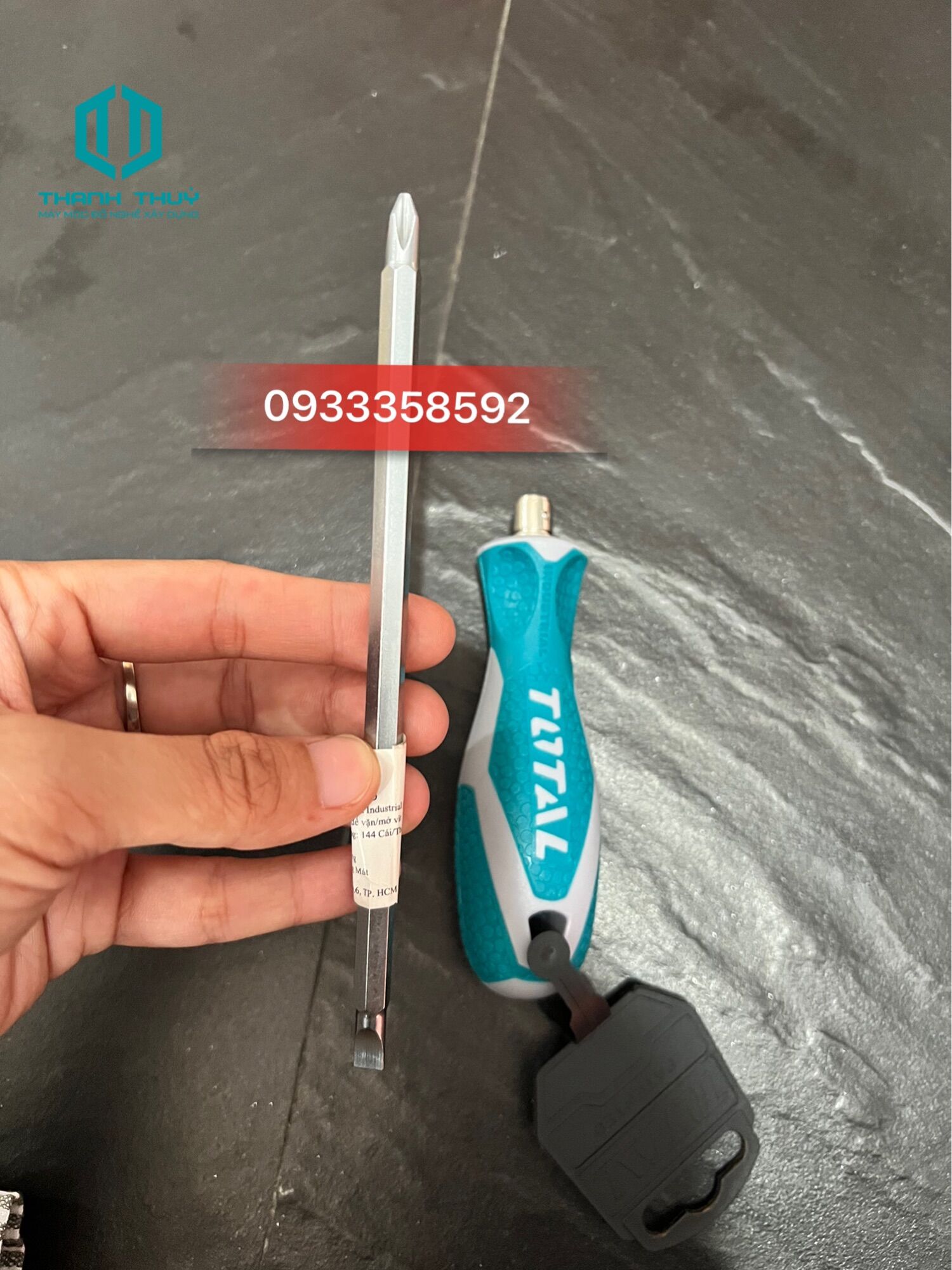 BỘ TUA VÍT 2 ĐẦU TOTAL (THT250206)