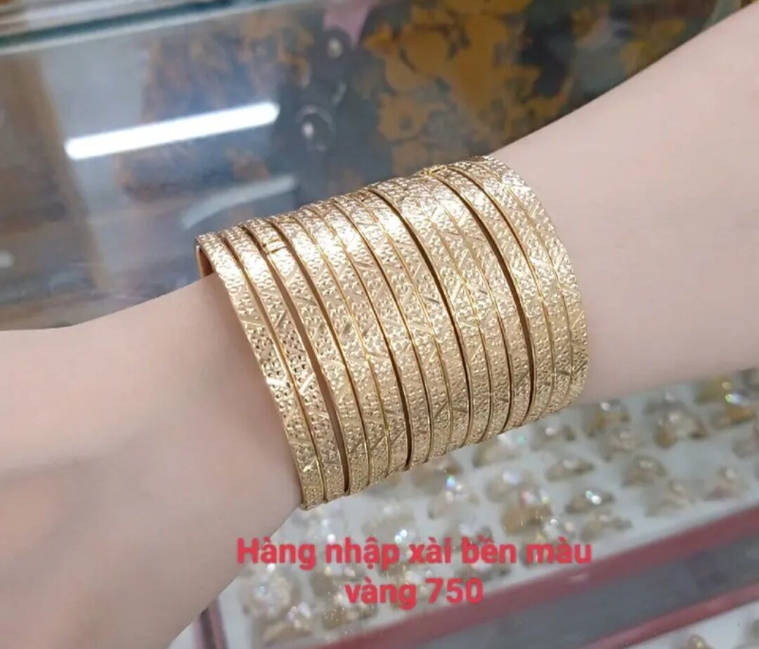 Vòng ximen hàng đẹp bền màu kg đen bộ 7c