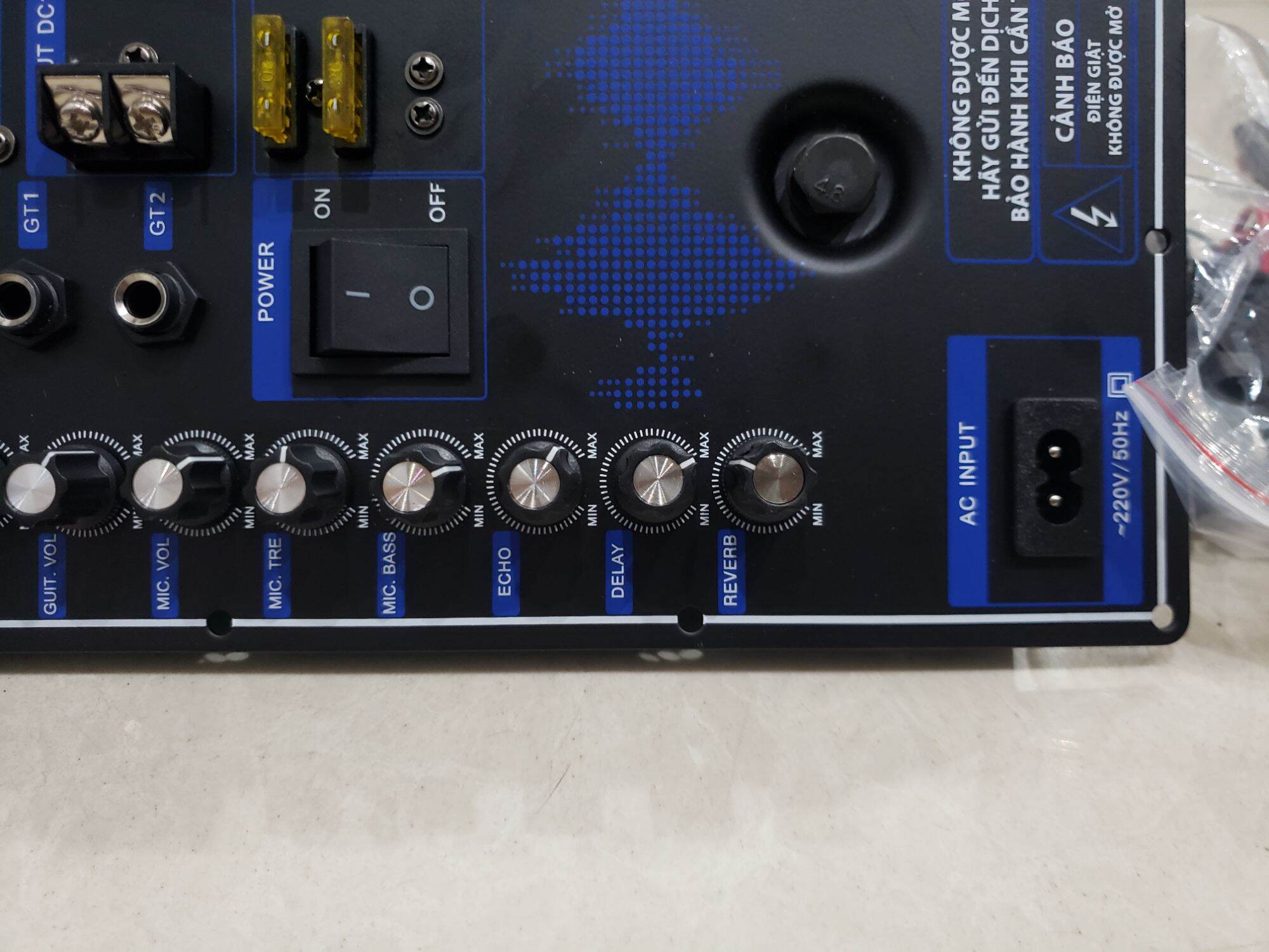 mạch loa kéo echo reverb 15 x 35cm