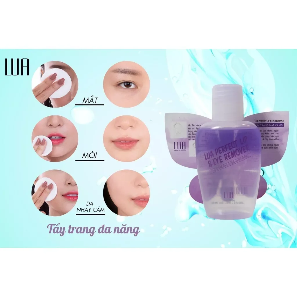 dầu tẩy trang LUA chính hãng.