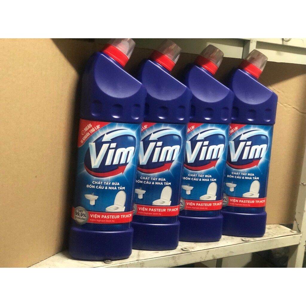 TẨY RỬA BỒN CẦU VÀ NHÀ TẮM VIM 900ml