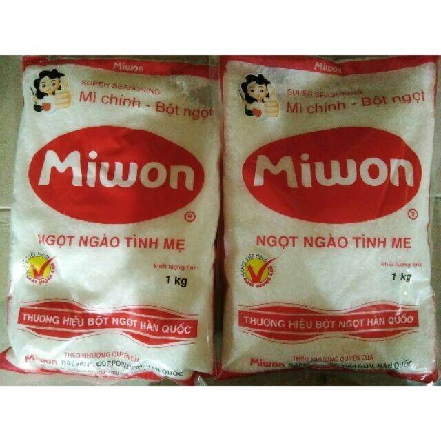 Mì Chính miwon 1Kg.Cánh To