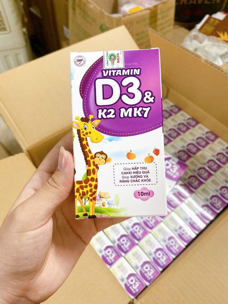 [Sỉ TPHCM] Vitamin D3 Và K2 MK7 HƯƠU CAO CỔ TÍM Tăng Khả Năng Hấp Thu Canxi Cho Bé