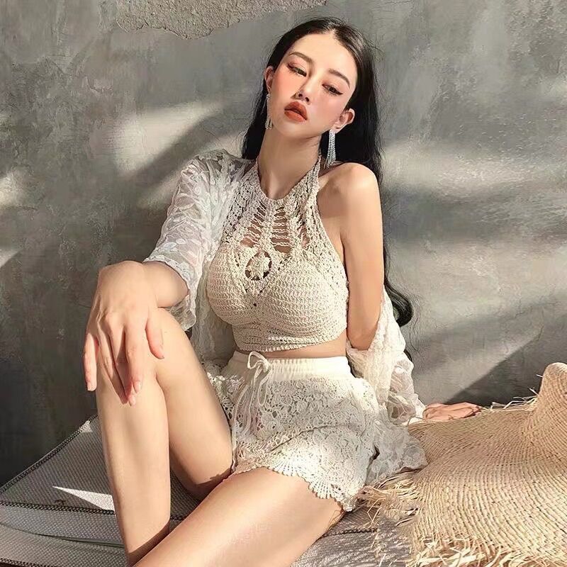 💥Set ren bikini bộ bơi đi biển 3 món (có bán rời từng món)