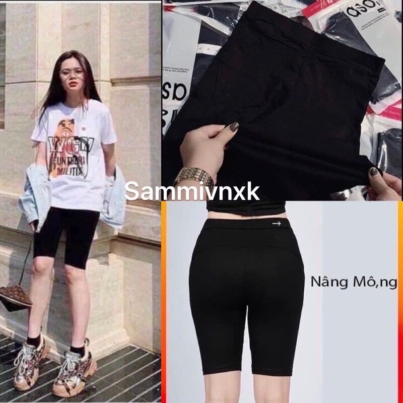 Quần legging lửng nâng mông☘️Quần legging nữ dáng ngắn☘️