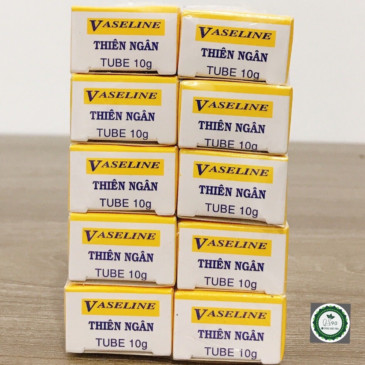 Vaseline Thiên Ngân 1 lốc 10 tuýp 10g