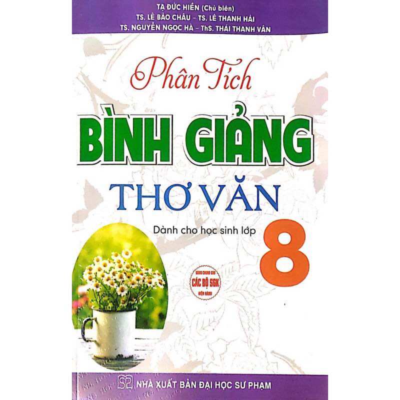 Sách - phân tích bình giảng thơ văn lớp 8