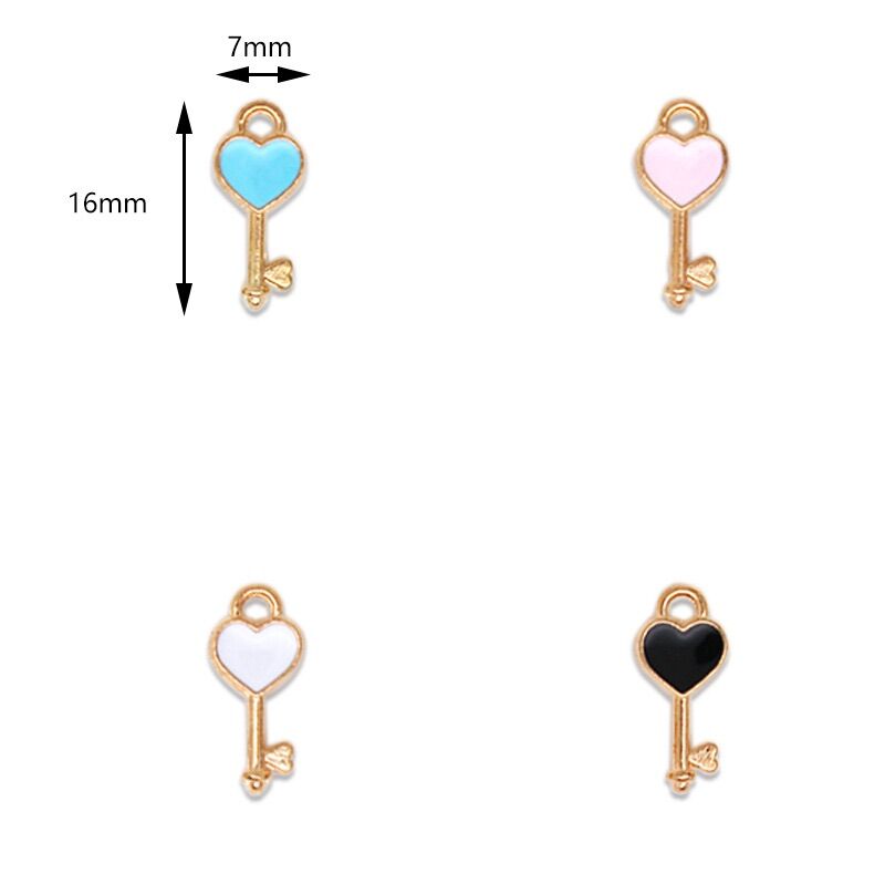 Charm chìa khoá trái tim