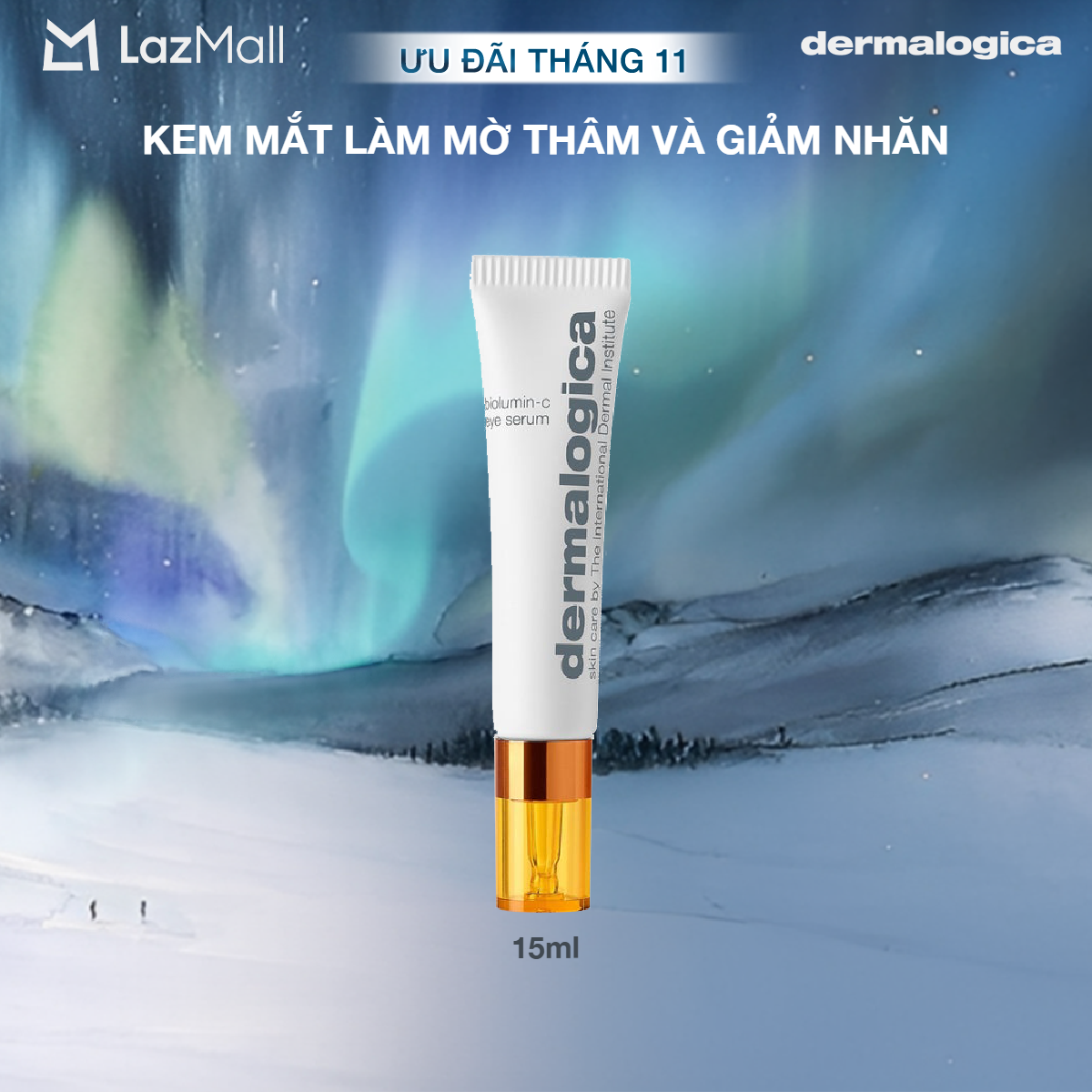 serum mắt dermalogica biolumin c eye serum làm mờ thâm và giảm nhăn 15ml