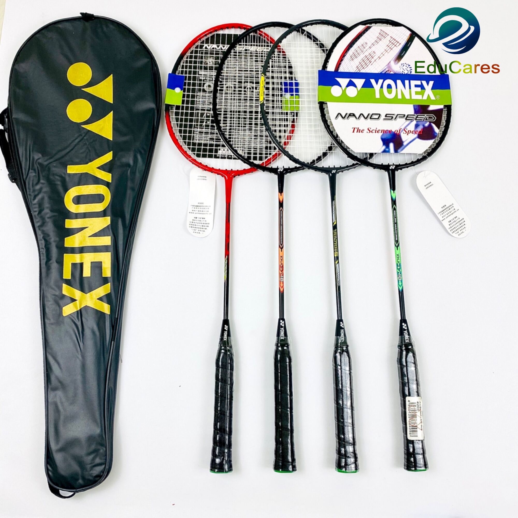 Vợt cầu lông Yonex túi đen - siêu bền đẹp giá hạt dẻ (hình thật) - TẶNG kèm 2 quả cầu Basao