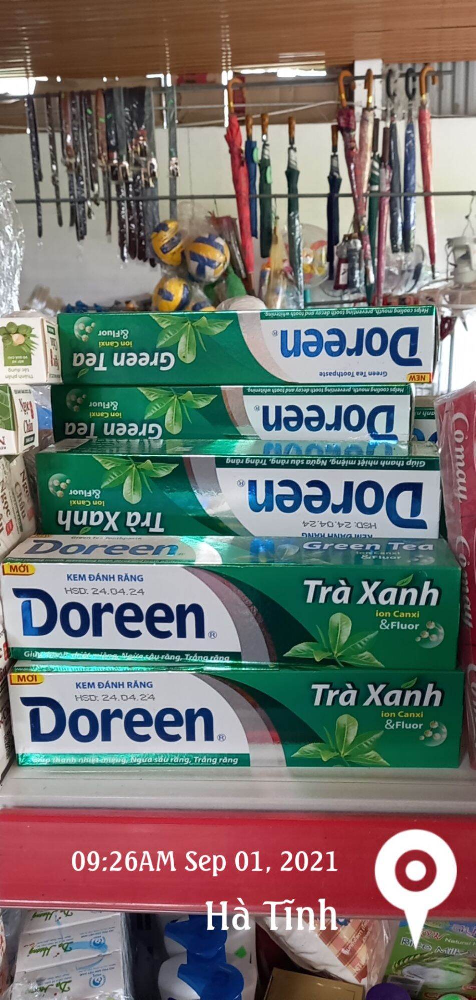 Kem Đánh Răng Doreen Trà Xanh