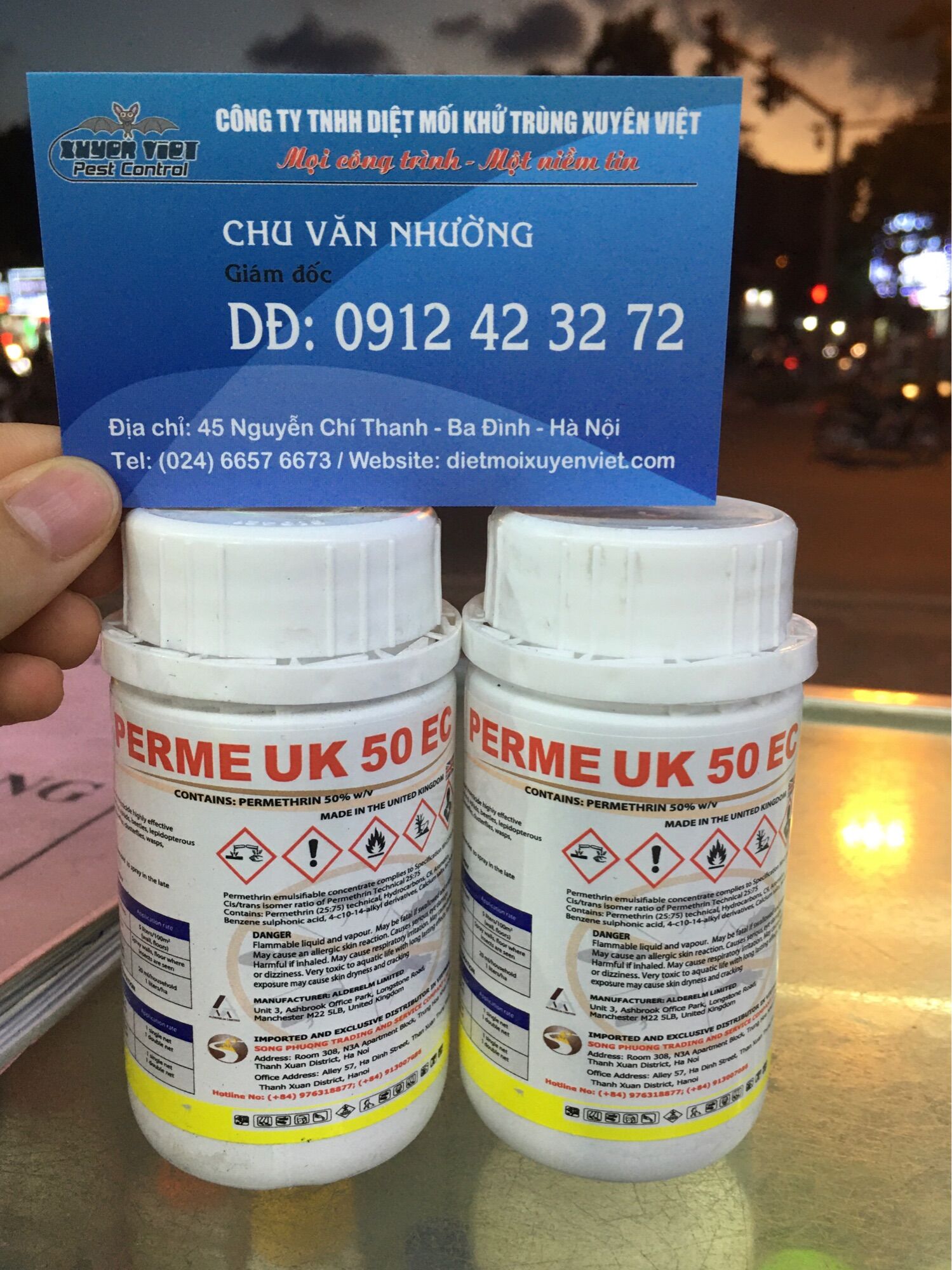 Thuốc diệt muỗi perme uk 50ec - nhập khẩu anh quốc