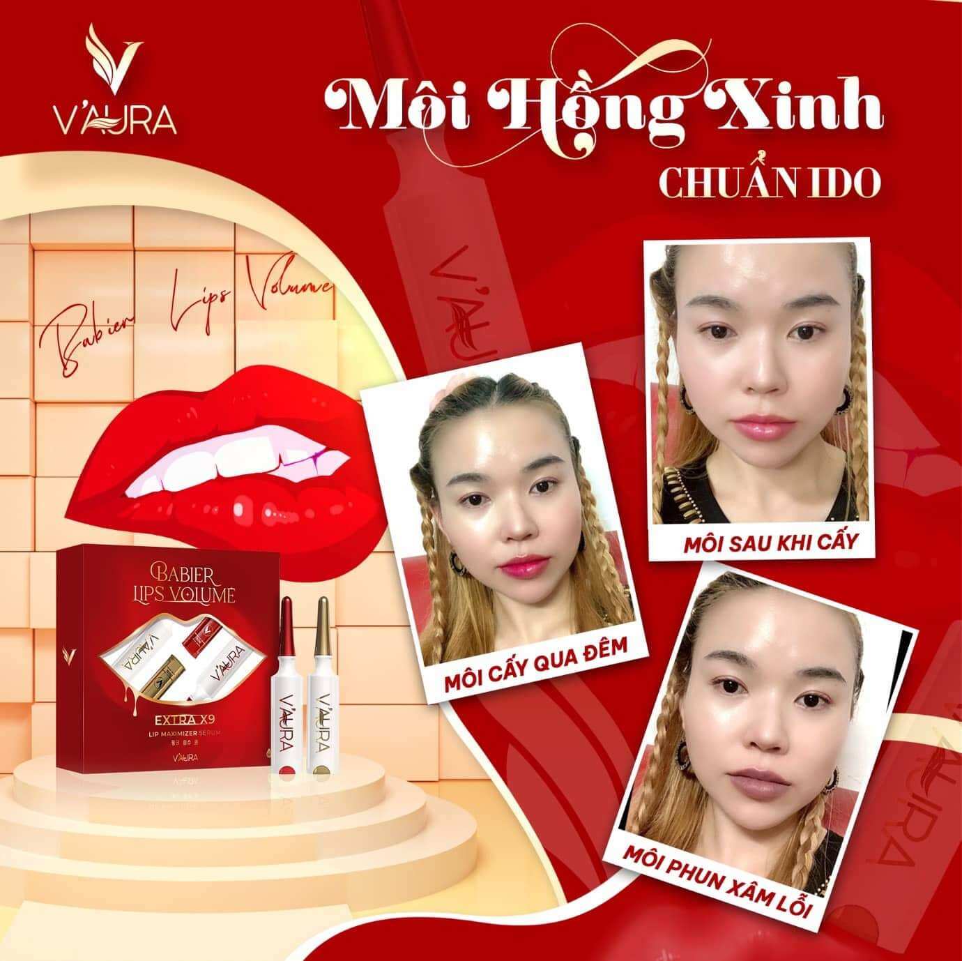 SERUM CẤY MÀU MÔI VAURA V3 (mẫu mới)