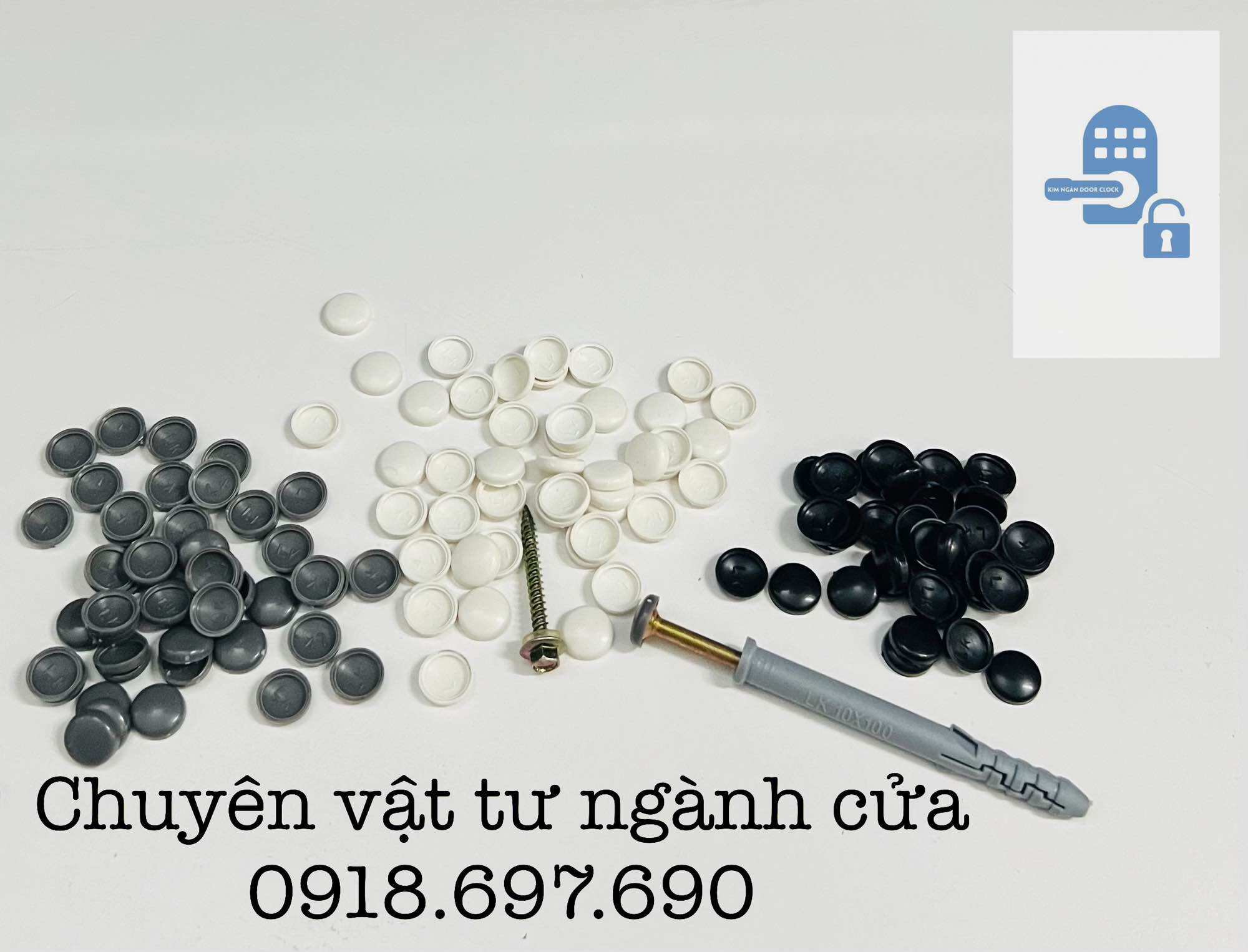 [Bịch 100cái] Nắp chụp mủ đầu vít - Nắp chụp nổi