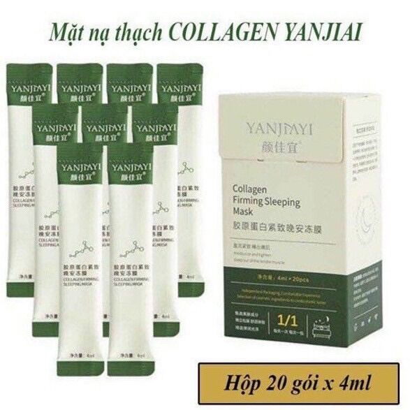 Hộp 20 gói mặt nạ ngủ thạch colagel