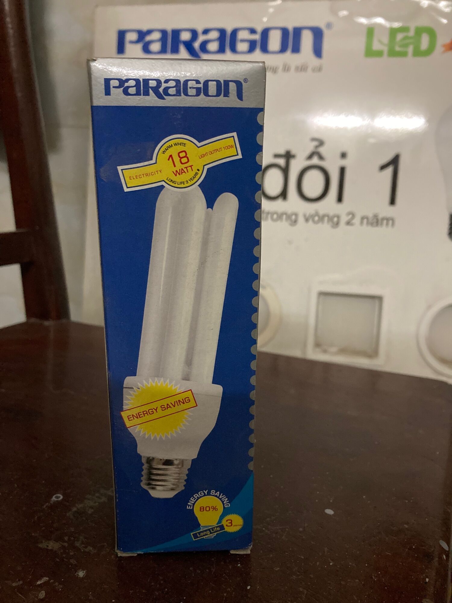 Bóng đèn compact paragon 18w ASV