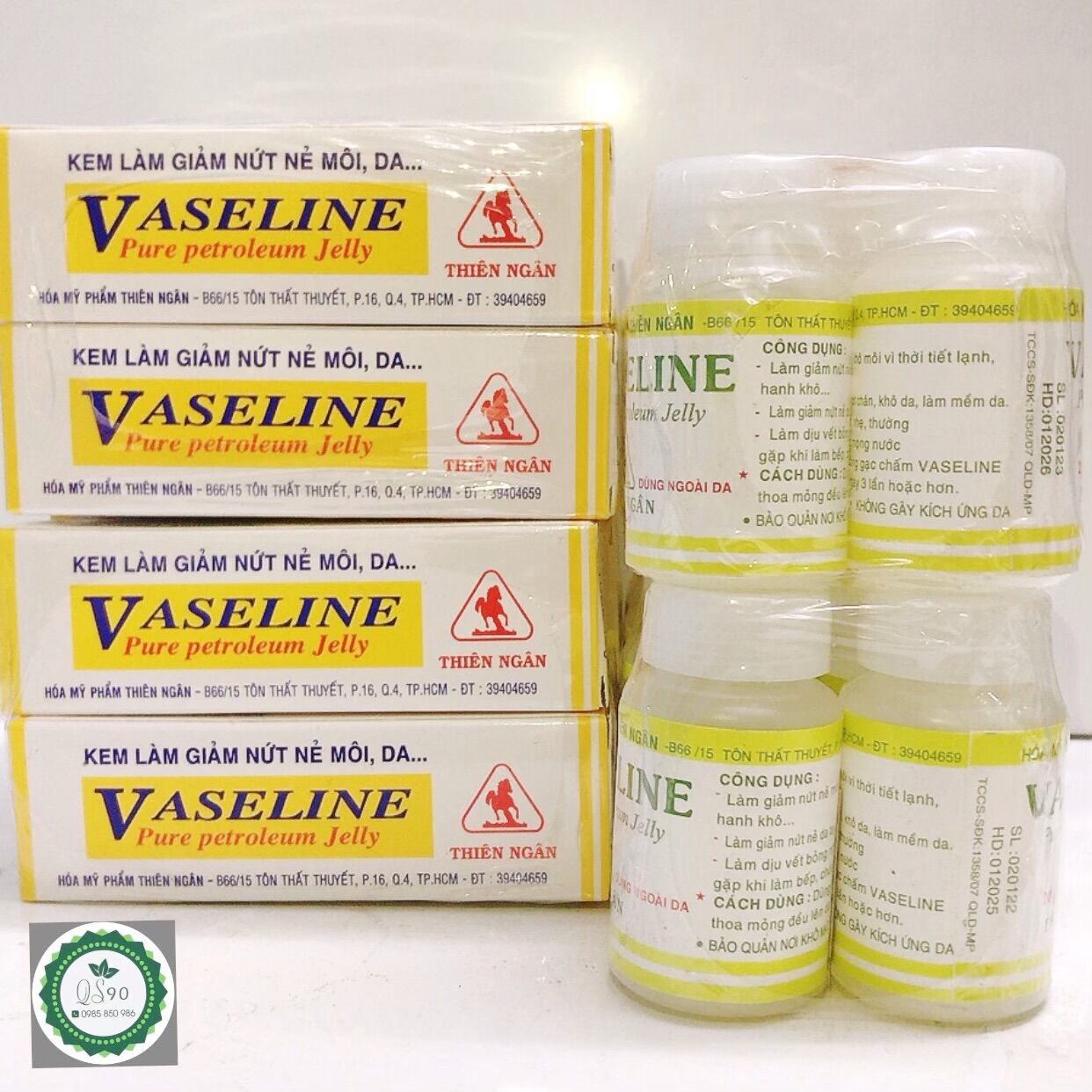 Vaseline thiên ngân 1 lốc 10 tuýp / 1 lốc 10 lọ