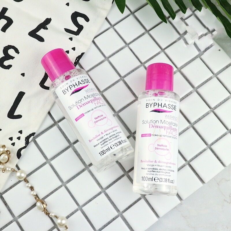Nước tẩy trang Byphasse Micellar Make Up Remover Solution 100ml
