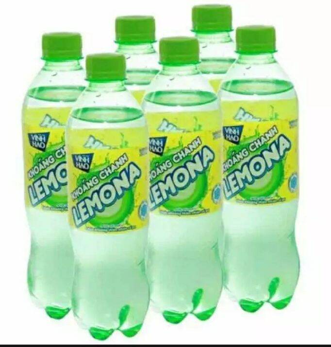 Lốc 6 chai Lemona Khoáng chanh Vĩnh Hảo 500ml