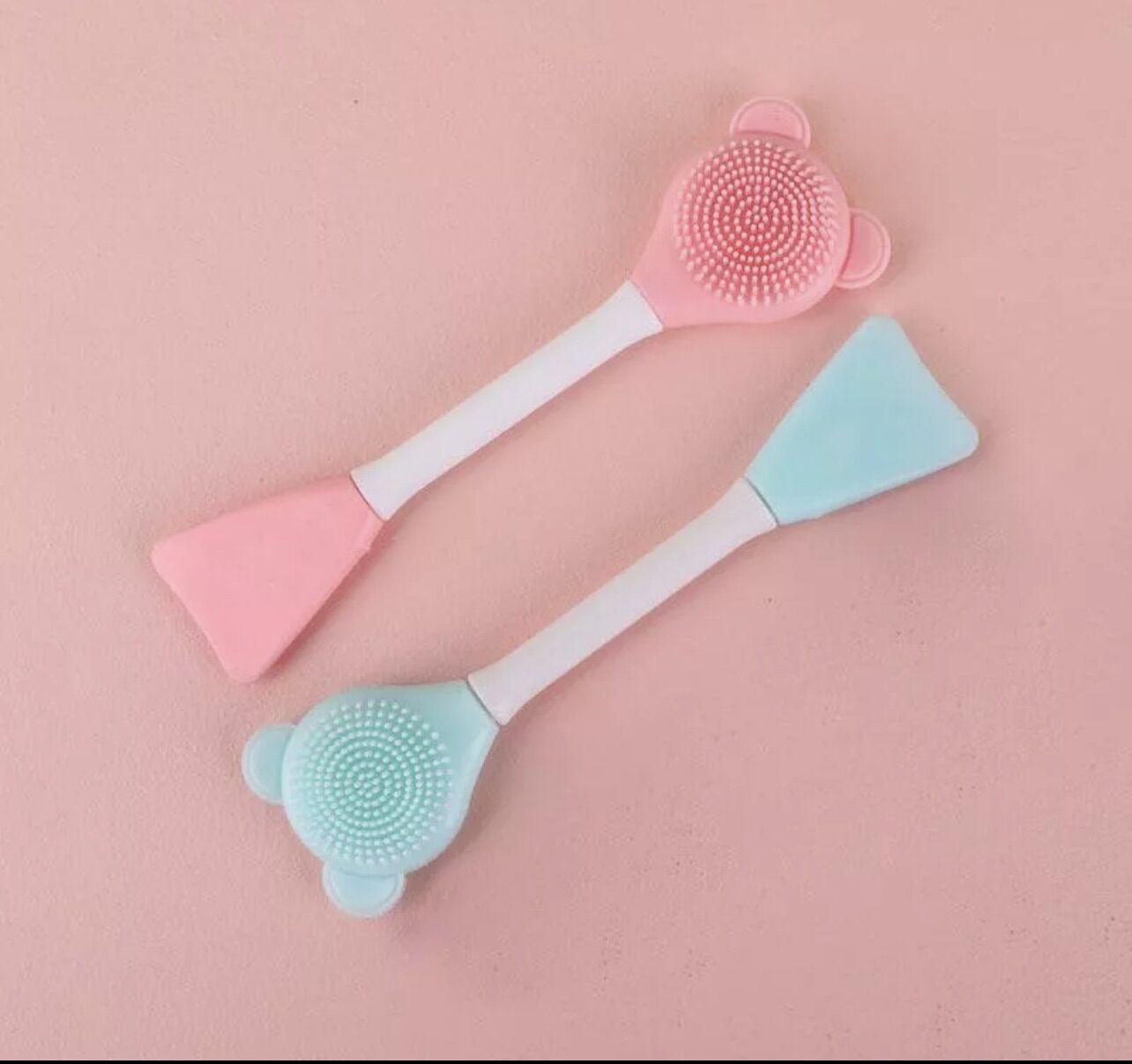 Cọ silicon phết mặt nạ mềm DIY tiện dụng