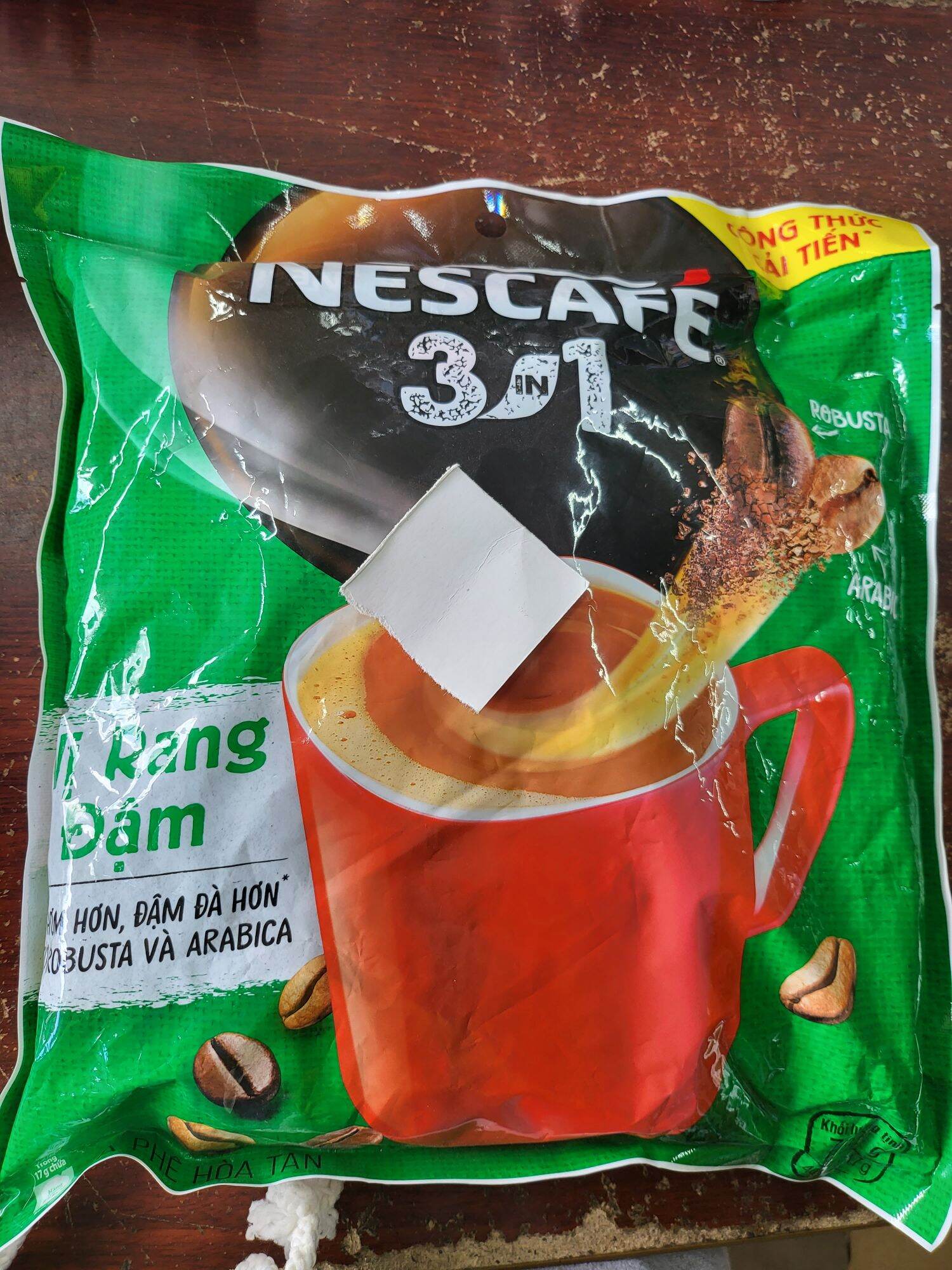 Cà phê sữa hòa tan Nescafe gói lớn 782g