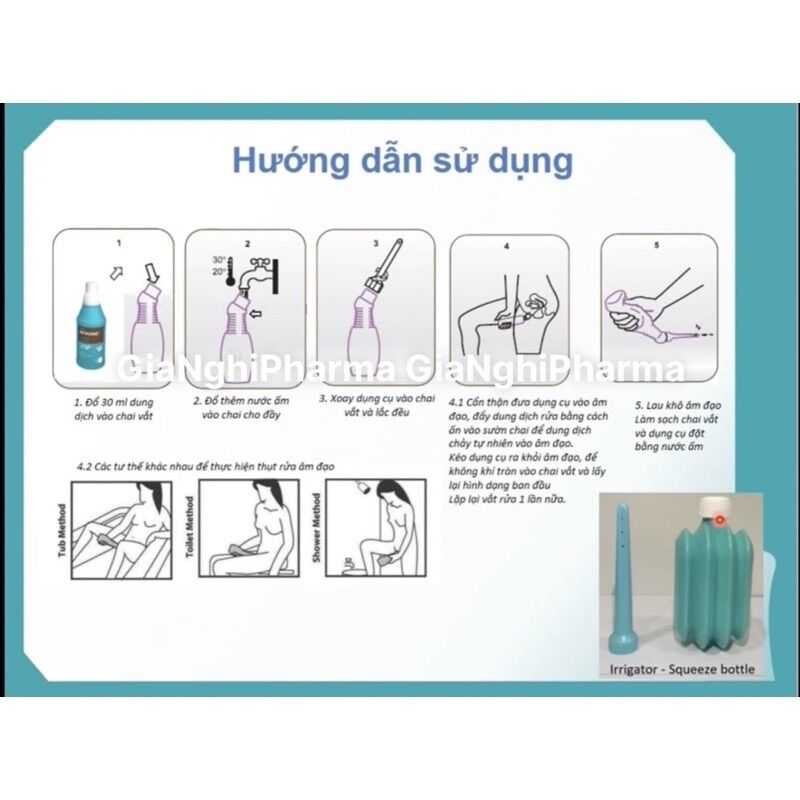 Bộ Betadine Vaginal Douch