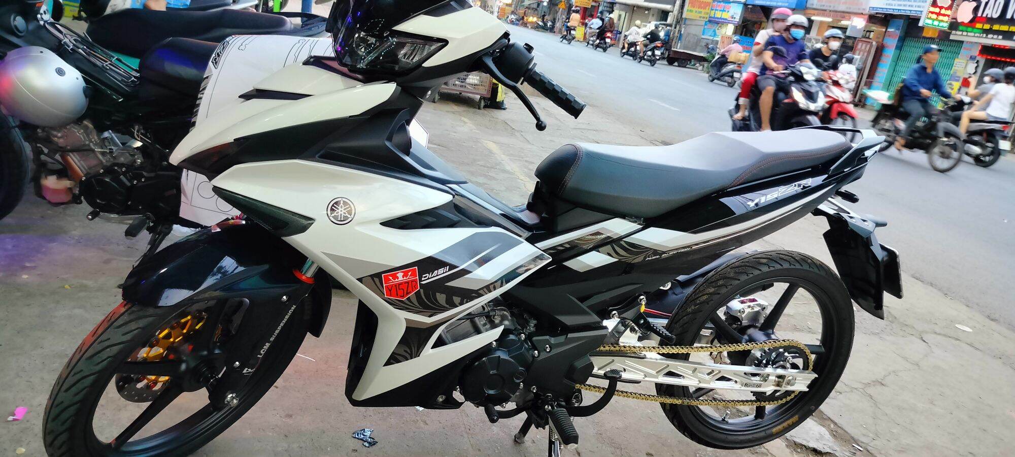 TEM RỜI EX 150 Y15 TRẮNG ĐEN