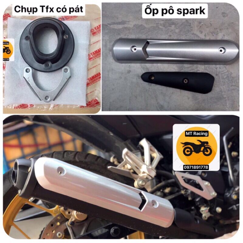 Ốp + chụp bô spack gắn ex 150
