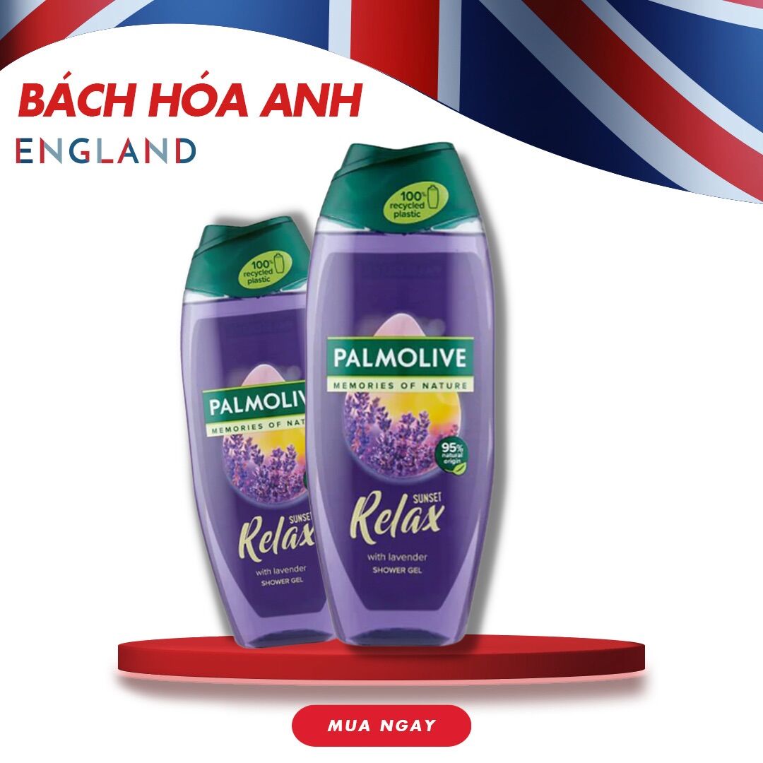 Sữa tắm Palmolive Shower Gel 250ml - Sunset Relax hương Lavender hoa oải hương