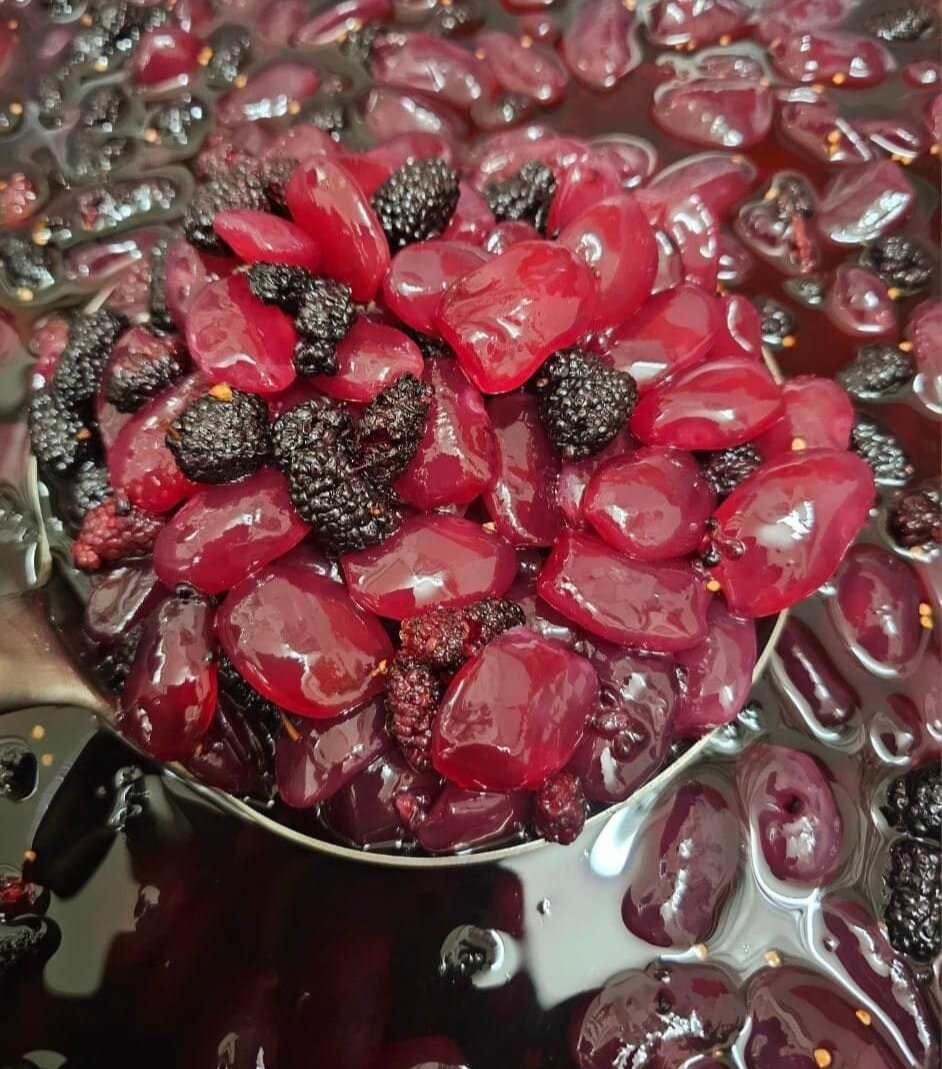 1kg hạt đác rim dâu tằm - dâu tằm tuơi rim cực ngon