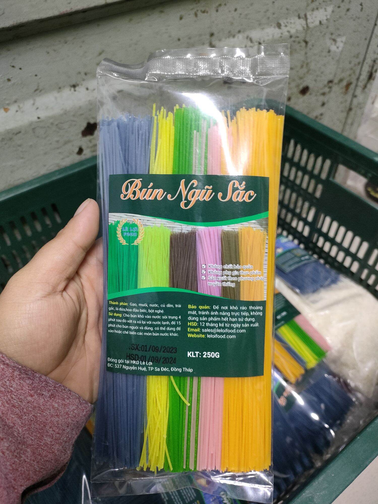 Bún ngũ sắc 250g
