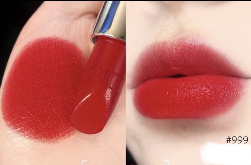 [Mini Full Box] Son Rouge 999 Velvet Mới 2021.