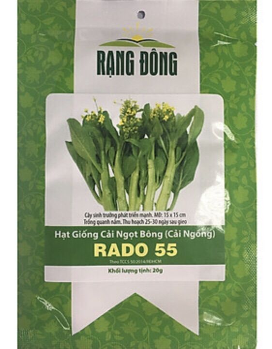 Combo 6 gói hạt giống các loại rau cải