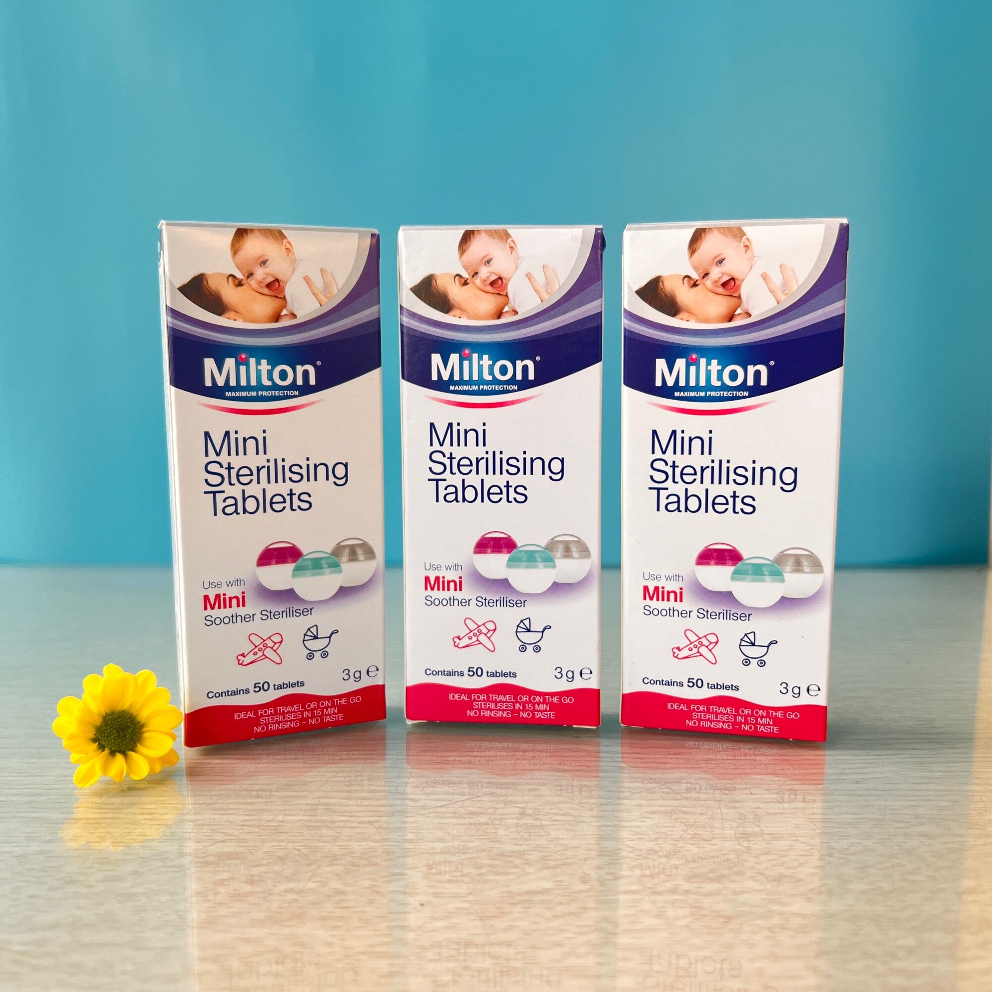 Viên tiệt trùng Milton hộp 50v ( date tháng 08/2027)