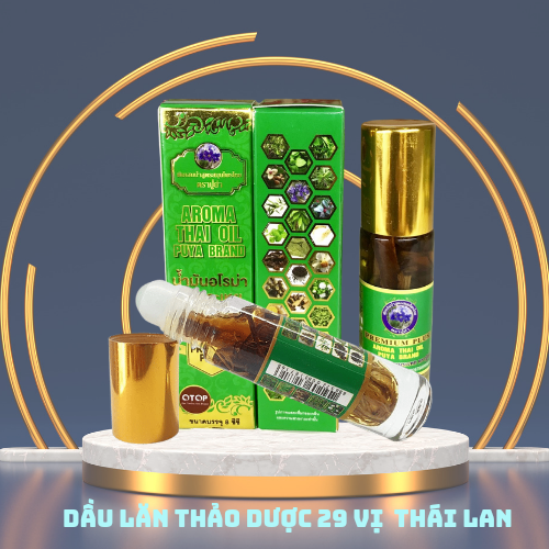 Dầu lăn thảo dược thái lan 29 vị .Dầu thái lan, dầu lăn