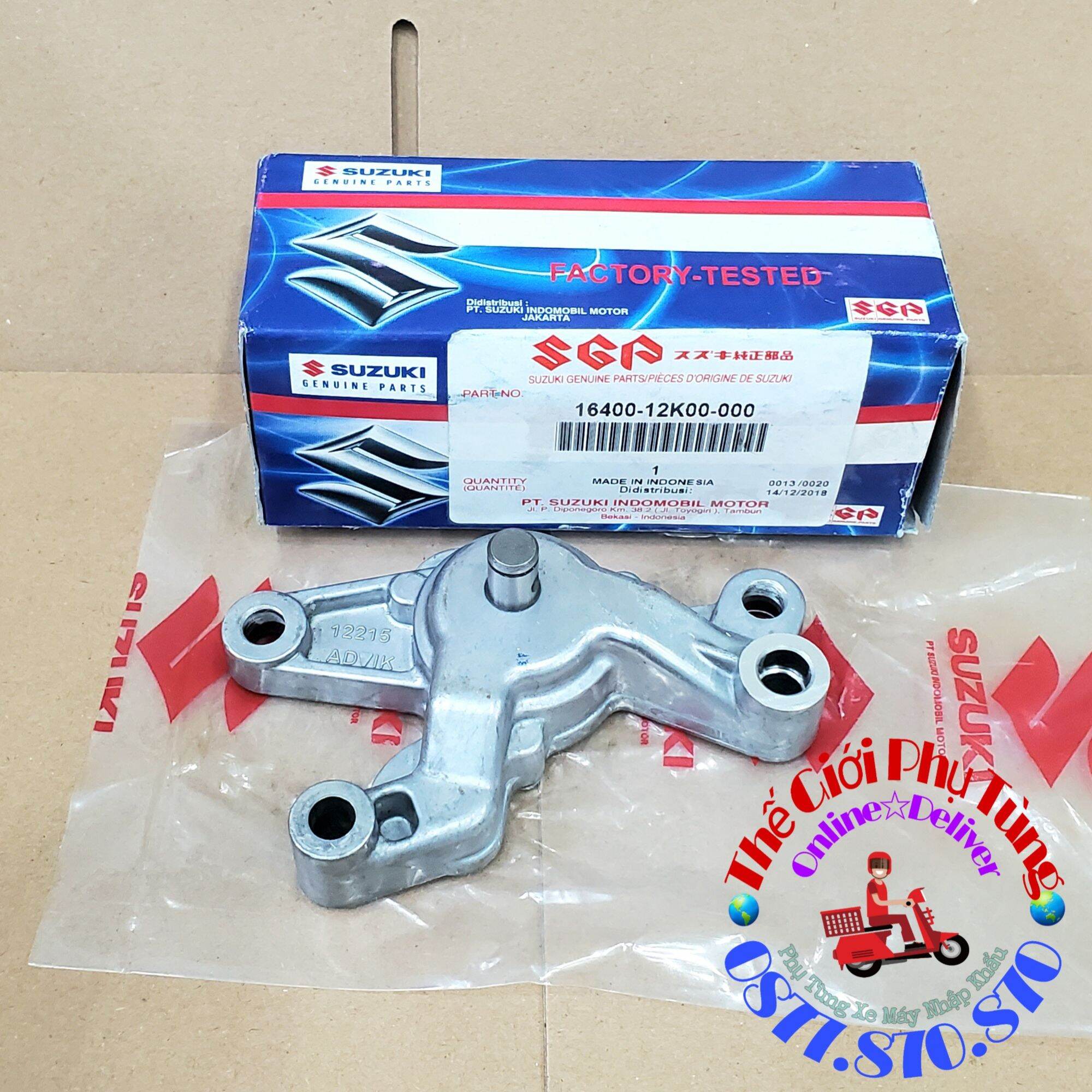 Bơm nhớt raider fi, satria fi, gsx 150 zin suzuki -16400-12k00-000