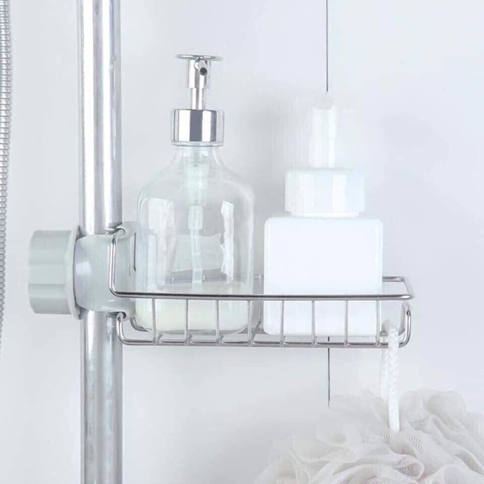 Giá/kệ inox cài vòi rửa bát