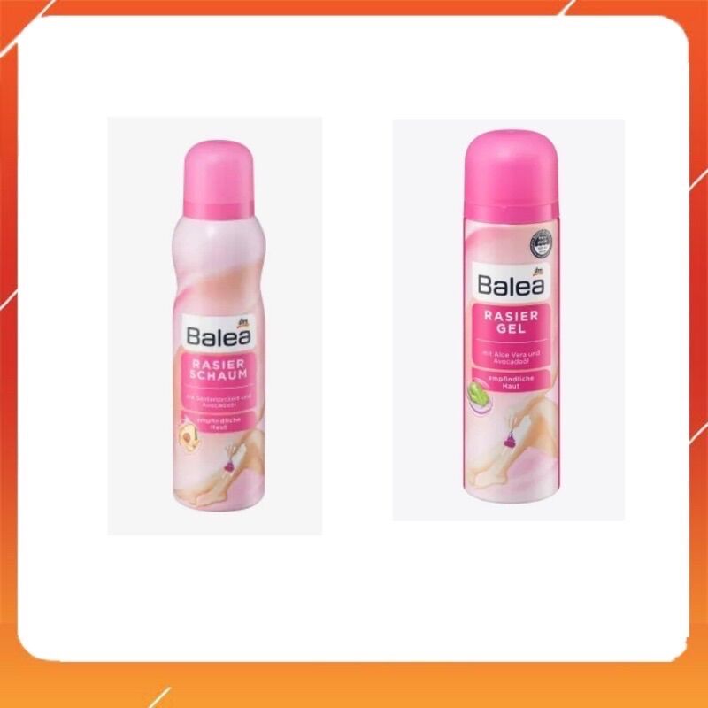 Gel/bọt cạo lông Balea 150ml