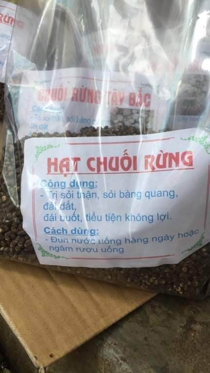 Hạt Chuối Hột Rừng Khô sạch thơm 1kg