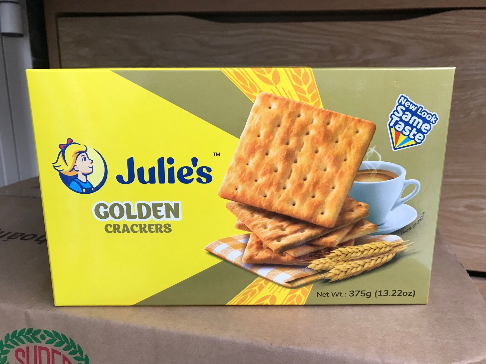 Bánh lúa lạt julie's 375g mẫu mới