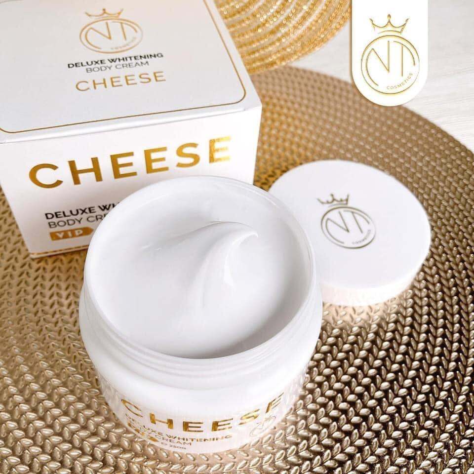 Kem Body Cheese Trắng Da Dưỡng Thể Cấp Tốc Toàn Thân Siêu Trắng Bật Tone Nhanh 250g