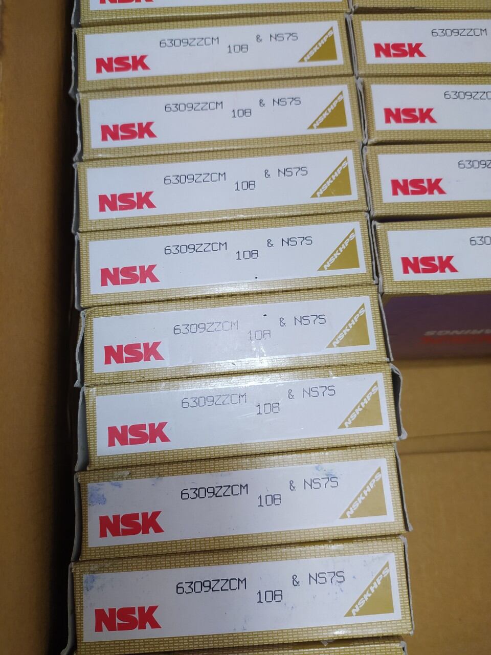 Vòng bi - bạc đạn 6309 - NSK - nắp sắt