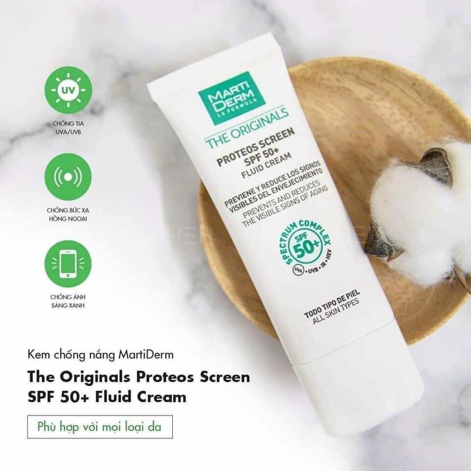 (Hàng Tây ban nha authetic) Kem chống nắng Martiderm Spf 50 40ml