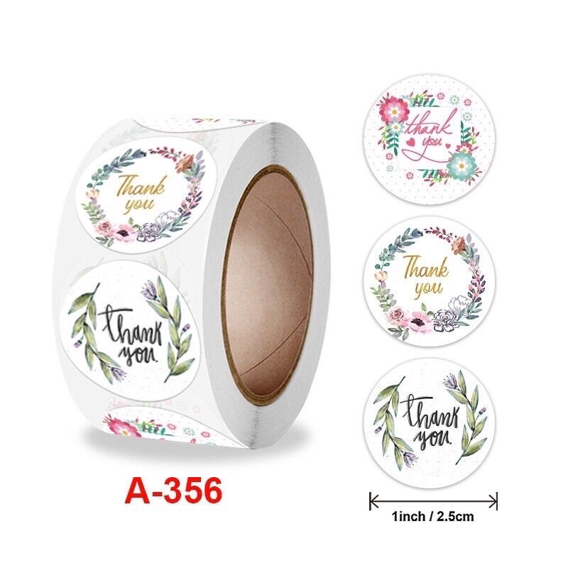 Set 100 tem Nhãn dán (Thankyou)