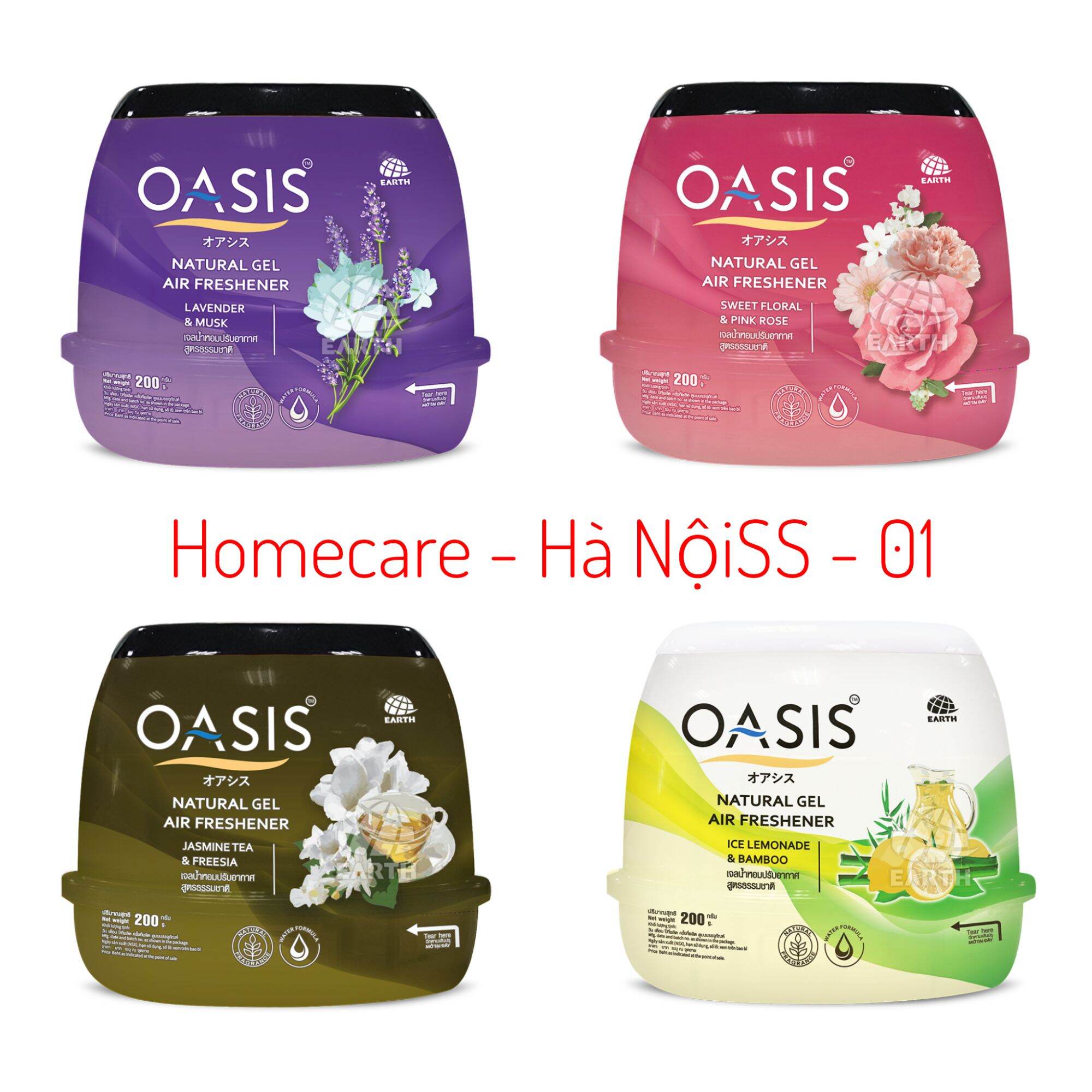 Sáp thơm phòng OASIS Natural (nhiều mùi hương) Hương thơm từ thiên nhiên