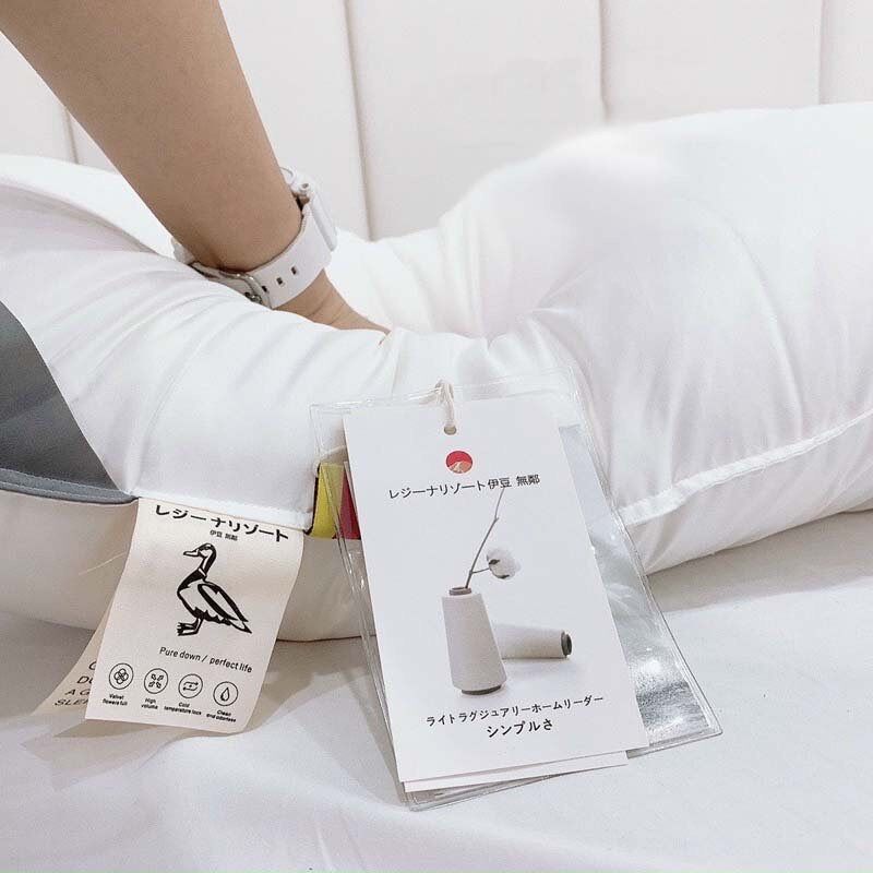 Gối lông vũ nhật bản cao cấp lông vũ 100%