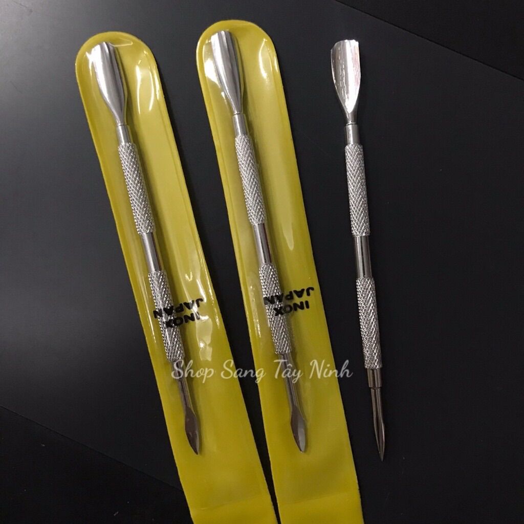 Cây đẩy da chết - Cây cạo sơn gel, lấy khóe móng loại inox