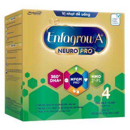 Sữa Enfagrow A+ 4 Vị Nhạt 1,7kg/ 2,2kg/3,3kg
