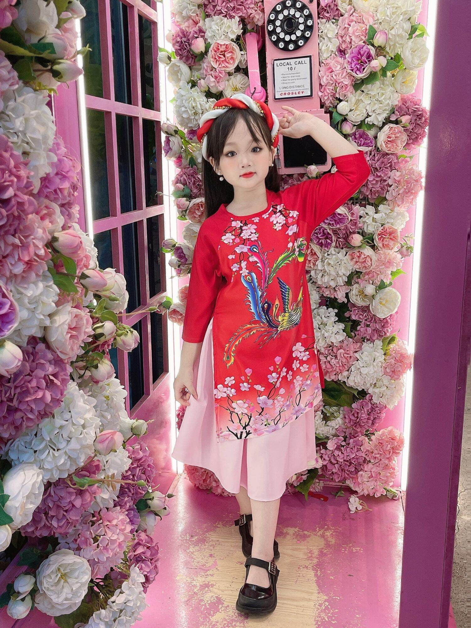 Ao Dai for Girls Phuong Hoang