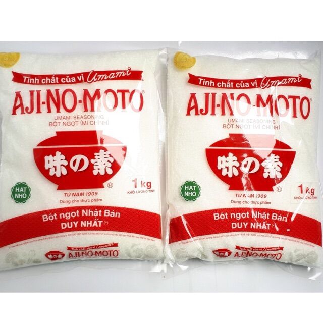 Bột ngọt ajnomoto 1kg hạt nhỏ
